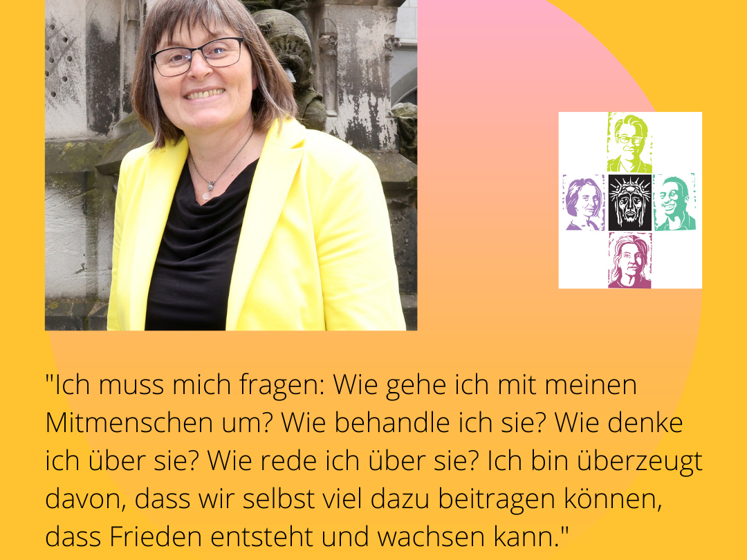 Friedensgesicht Irma Wüller