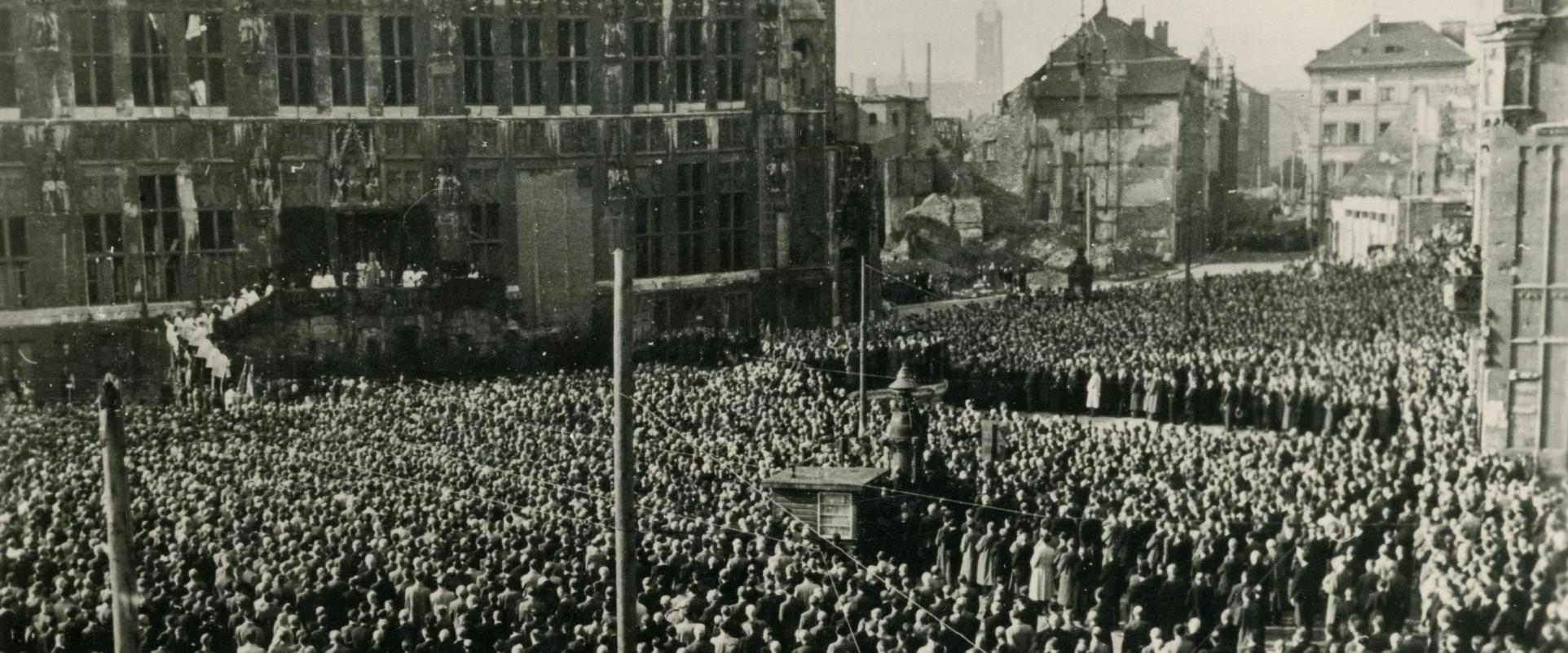 1947 Aachen Abschluss Gebetskreuzzug