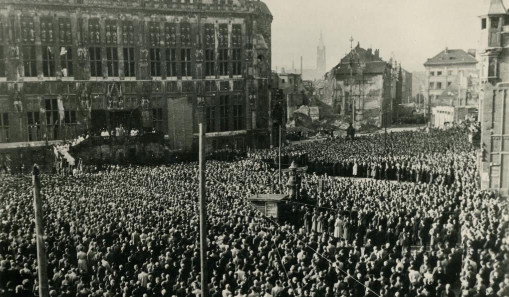 1947 Aachen Abschluss Gebetskreuzzug