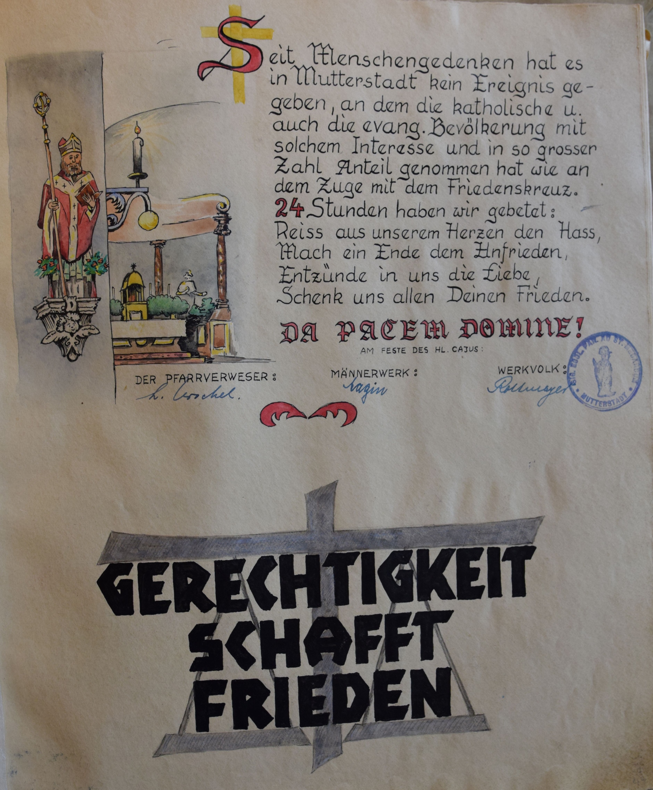 Urkundenbuch 1950