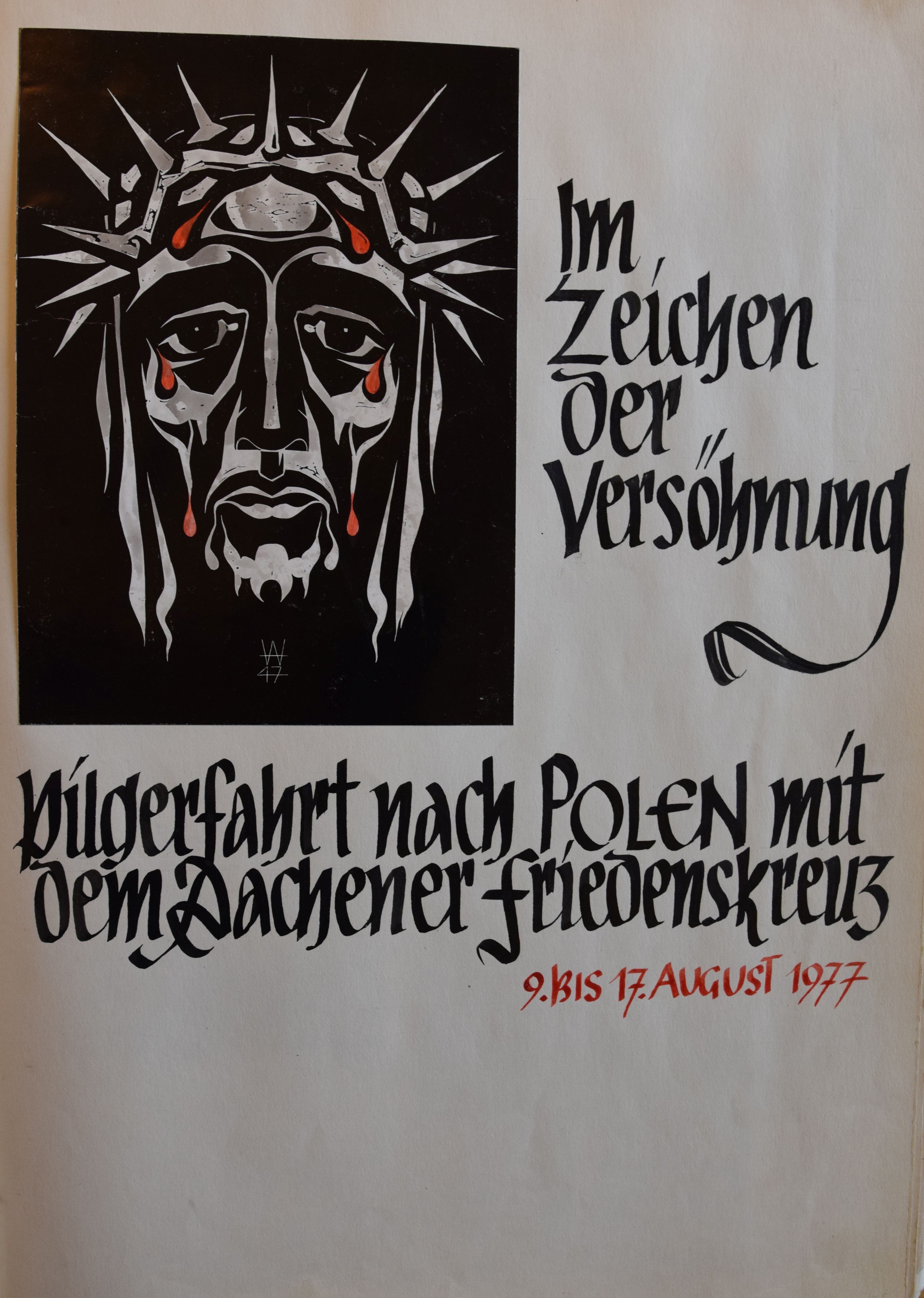 Urkundenbuch 1977 Pilgerfahrt nach Polen